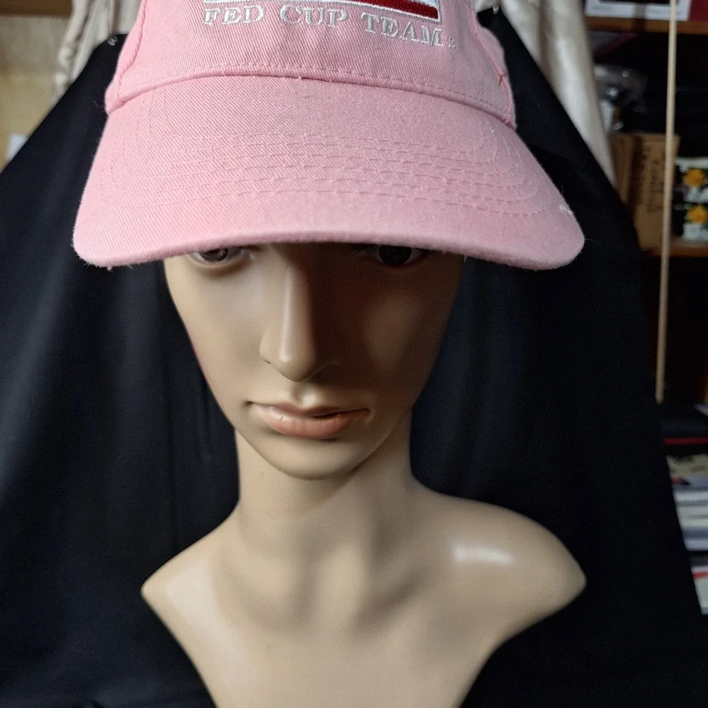 Six Ladies golf/tennis caps Wilson, 2 Adidas, Fed Cup Team, US Open, & Oakley